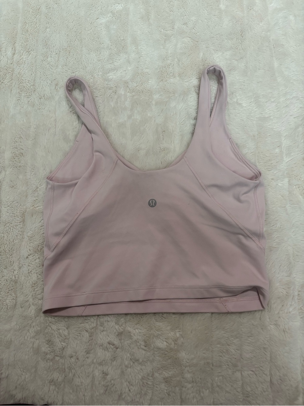 lululemon athletica Blush Pink Scoop-Front Sports Bra